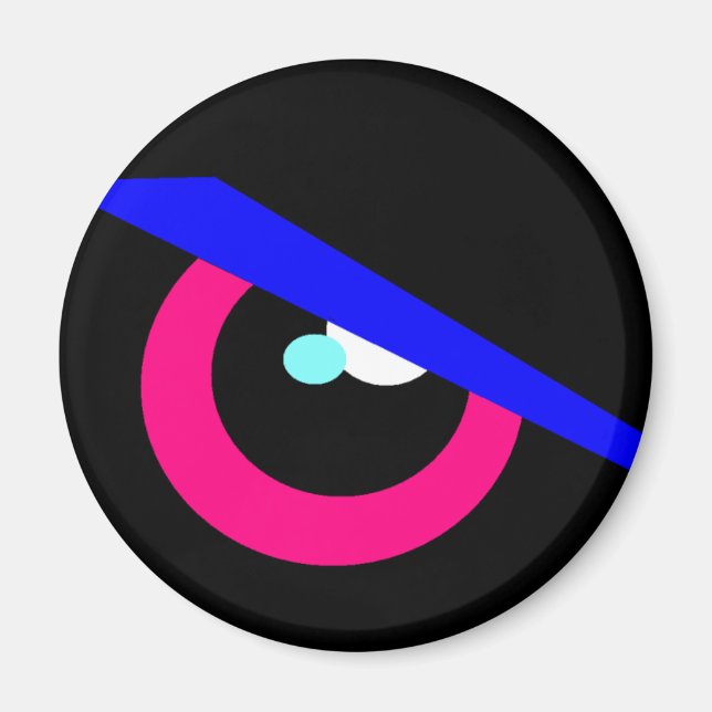 FRIDGE MONSTER (Mad Eye 1) magnet (Vorne)