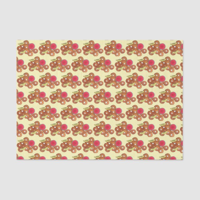 Fried Calamari Rings Italian Food Appetizer Feinsc Seidenpapier (Vorderseite)