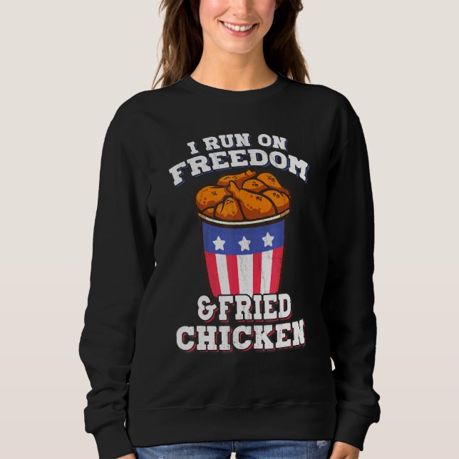Fried Chicken Chicken Nugget Wings Drumsticks Sweatshirt (Vorderseite)