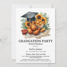 Fried Chicken Graduation Party Celebration
