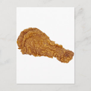 FRIED CHICKEN LEG FUN POSTKARTE