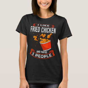 Fried Chicken Liebhaber Gericht Restaurant Chef Kü T-Shirt