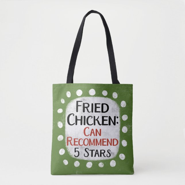 Fried Chicken Review 5 Stars Tote Bag (Vorderseite)