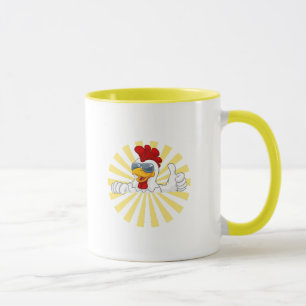 Fried Chicken Typografy Tasse