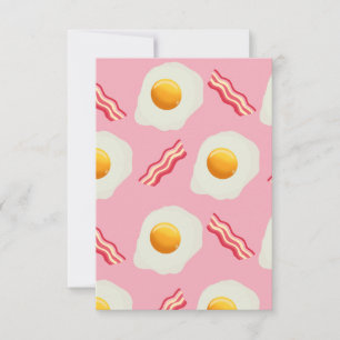 Fried Egg & Bacon Card Dankeskarte
