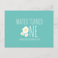Fried Egg First Birthday Vielen Dank