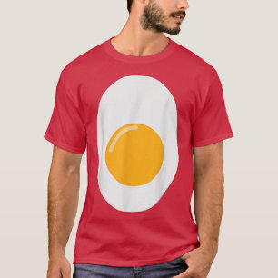 Fried Egg Funny Niedlich Lazy Halloween Kostüm T-Shirt