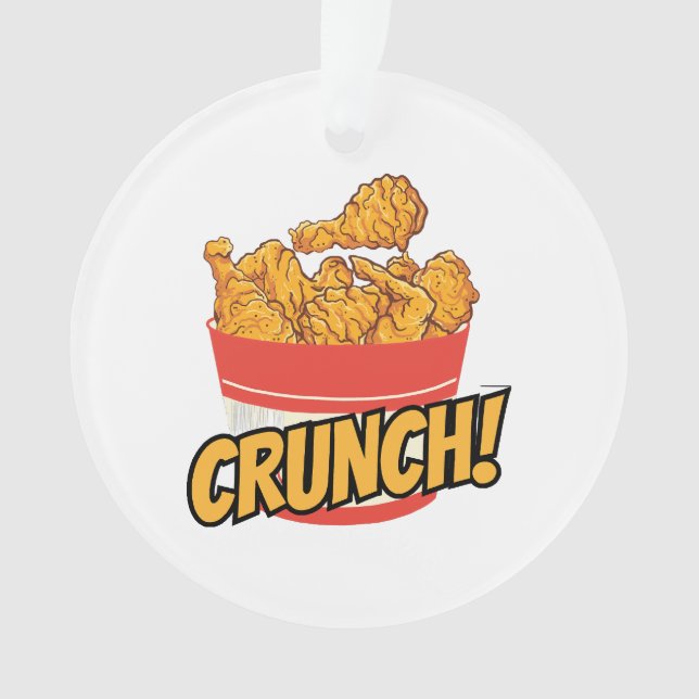 Fried-Huhn Ornament (Vorderseite)