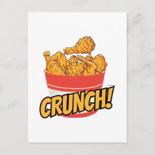 Fried-Huhn Postkarte