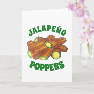 Fried Jalapeño Poppers Green Hot Jalapeno Pepper Karte