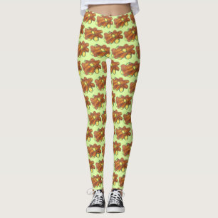 Fried Jalapeño Poppers Green Hot Jalapeno Pepper Leggings