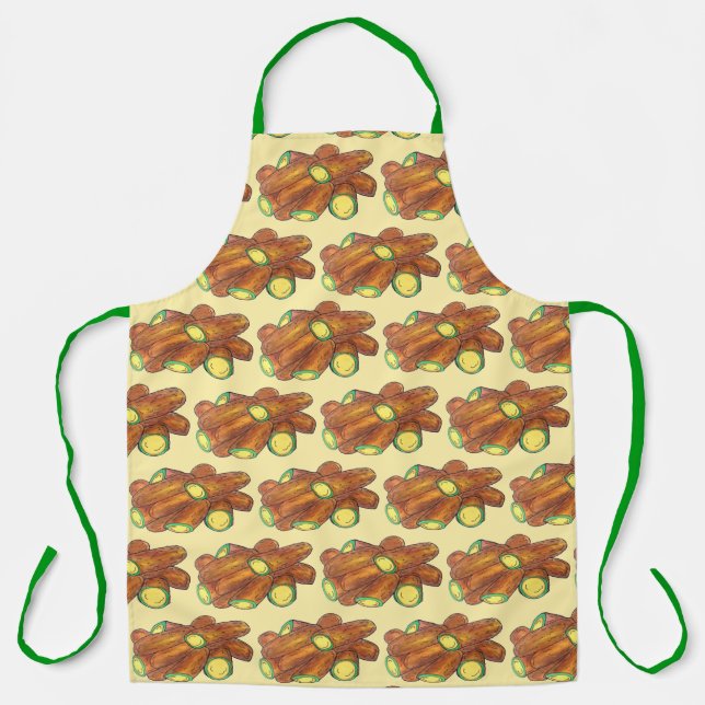 Fried Jalapeño Poppers Green Hot Jalapeno Pepper Schürze (Vorderseite)