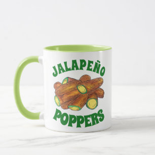 Fried Jalapeño Poppers Green Hot Jalapeno Pepper Tasse
