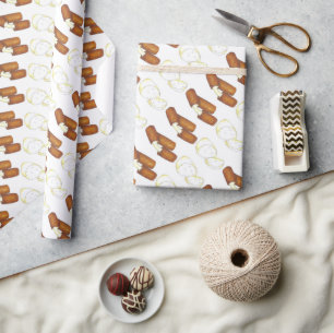 Fried Mozzarella Cheese Sticks Junk Bar Pub Food Geschenkpapier