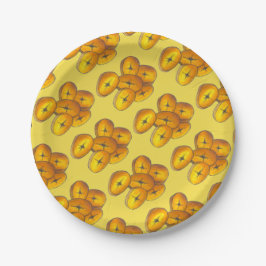 Fried Plantains Kochen Bananen Karibik Lebensmitte Pappteller