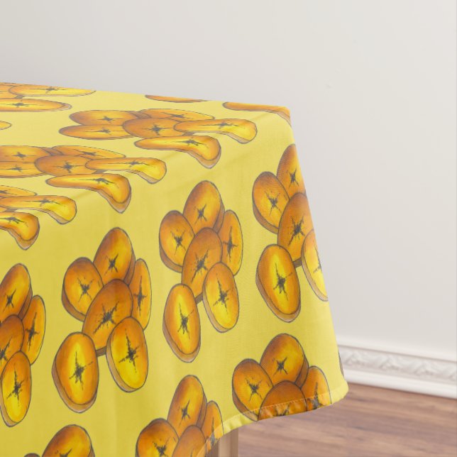 Fried Plantains Kochen Bananen Karibik Lebensmitte Tischdecke (Beispiel)