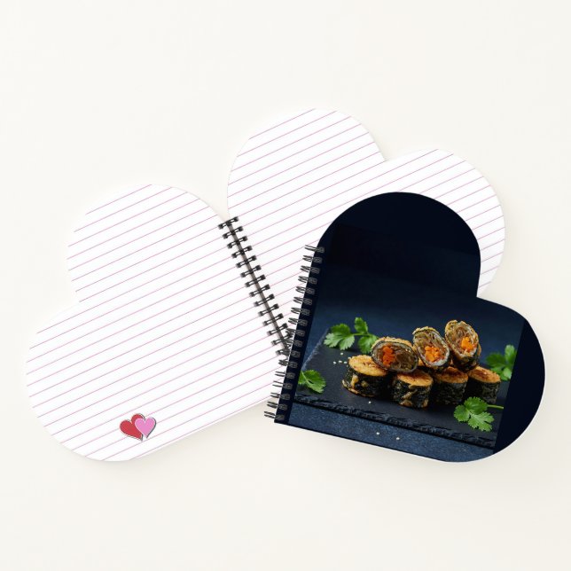 Fried Seaweed Rolls (Kim Mari) Notizbuch (Innenseite)