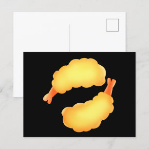 Fried Shrimp Postkarte