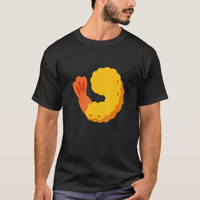 Fried Shrimp Shrimp Tempura Kostüm T-Shirt (Vorderseite)