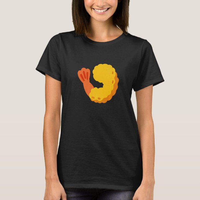 Fried Shrimp Shrimp Tempura Kostüm T-Shirt (Vorderseite)