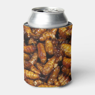 Fried Silk Worms ... Thai Street Food Dosenkühler