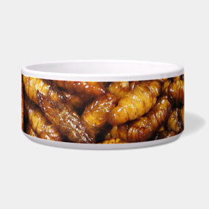 Fried Silk Worms ... Thai Street Food Napf