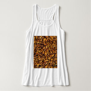 Fried Silk Worms ... Thai Street Food Tank Top