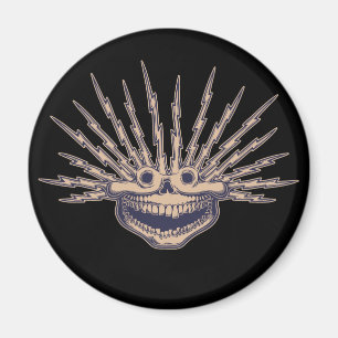 Fried Skull Magnet