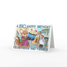 Frieda Schwanzes Birthday Card