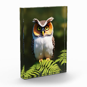 "Frieda the Screech Owl: A Nocturnal Beauty" Fotoblock