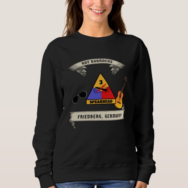 Friedberg Germany Where the Food Rocks at Ray Barr Sweatshirt (Vorderseite)