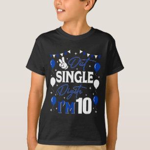 Friede aus einstelligen Zahlen Ich bin 10 Jahre al T-Shirt