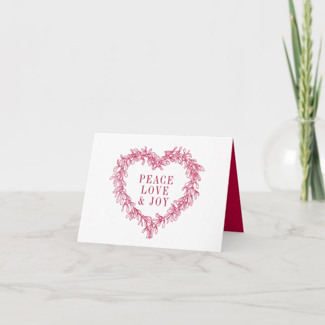 Friede, Liebe Freude am Rotbarsch Weihnachten (Vorderseite)