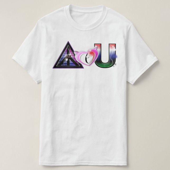 FRIEDE LIEBE UND EINIGKEIT T-Shirt (Design vorne)