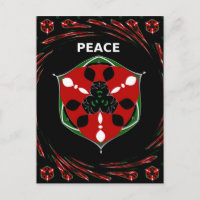 "Friede: mit Schild Emblem" Kunstdruckerei