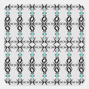 Friede ~ Ruhe Quadratischer Aufkleber