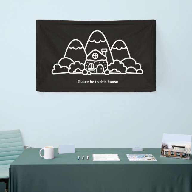 Friede sei in diesem Haus | Einweihungsgeschenke Banner (Messeveranstaltung)