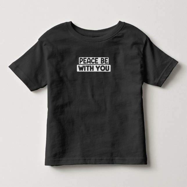Friede sei mit dir islamisch-arabisches Geschenk Kleinkind T-shirt (Vorderseite)