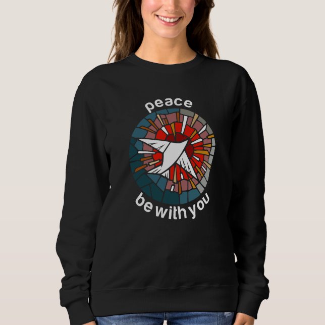 Friede sei mit dir sweatshirt (Vorderseite)