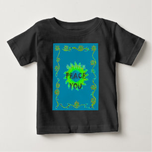 Friede sei mit Ihnen Art Print Baby T-shirt