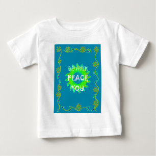 Friede sei mit Ihnen Art Print Baby T-shirt