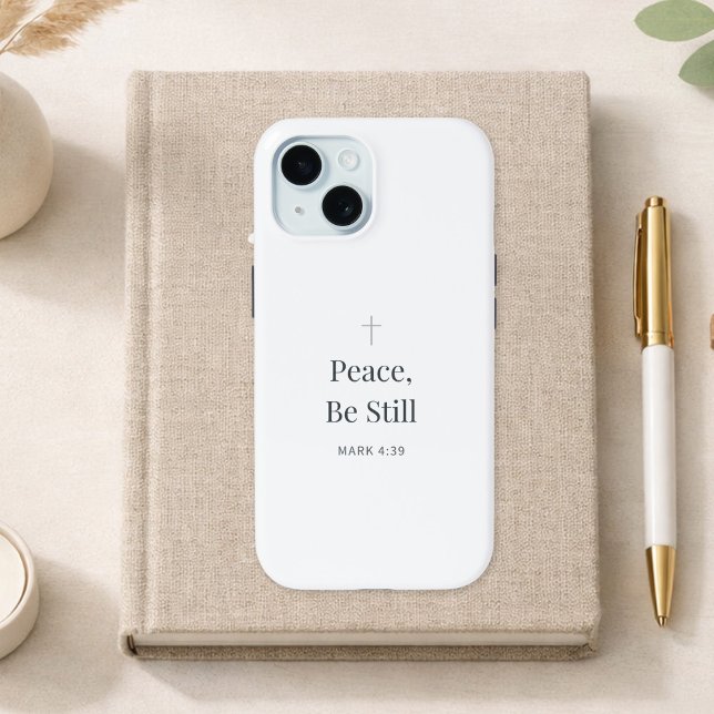 Friede, sei still Christlicher Glaube – Markus 4:3 Case-Mate iPhone Hülle (Von Creator hochgeladen)