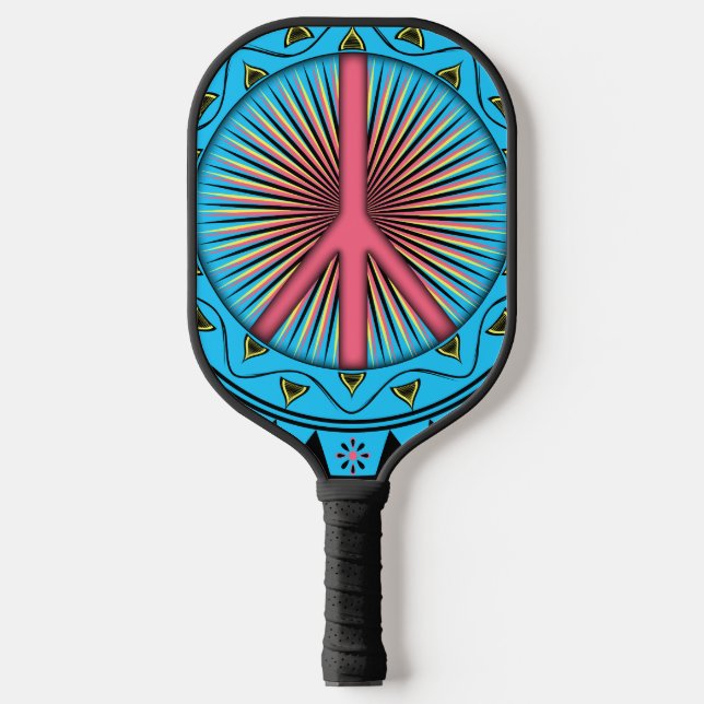 Friede ~ Sun Pickleball Schläger (Vorderseite)