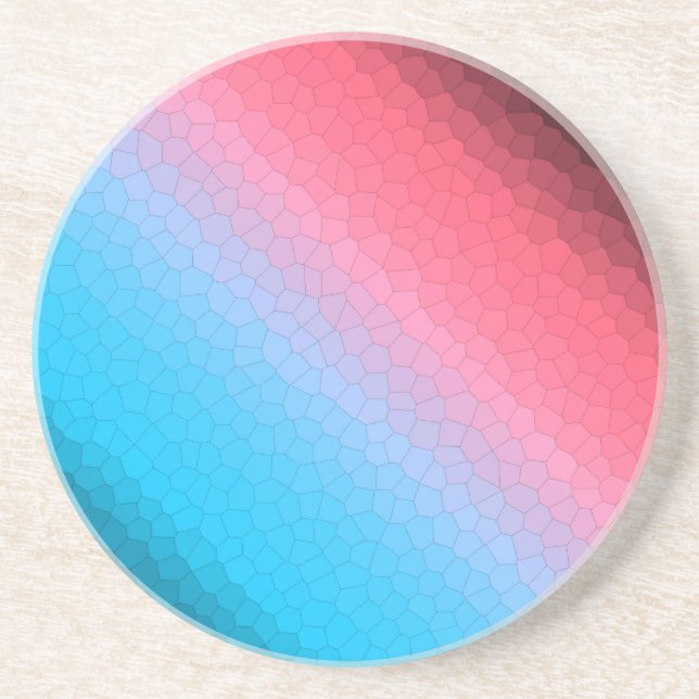 Friede ~ Sun Sandstein Untersetzer (Vorne)