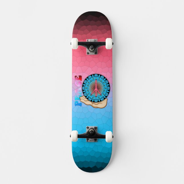 Friede ~ Sun Skateboard (Vorderseite)