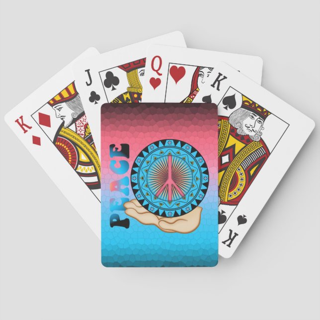 Friede ~ Sun Spielkarten (Rückseite)