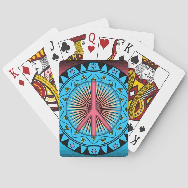 Friede ~ Sun Spielkarten (Rückseite)