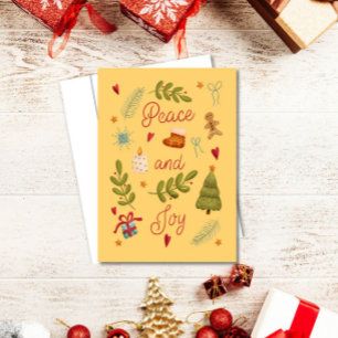 Friede und Freude Weihnachten Karte