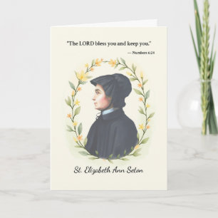 Friede und Segen Gottes, St. Elizabeth Ann Seton Karte