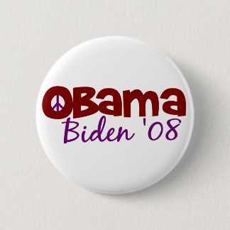 Frieden 2008 Obama Biden Button